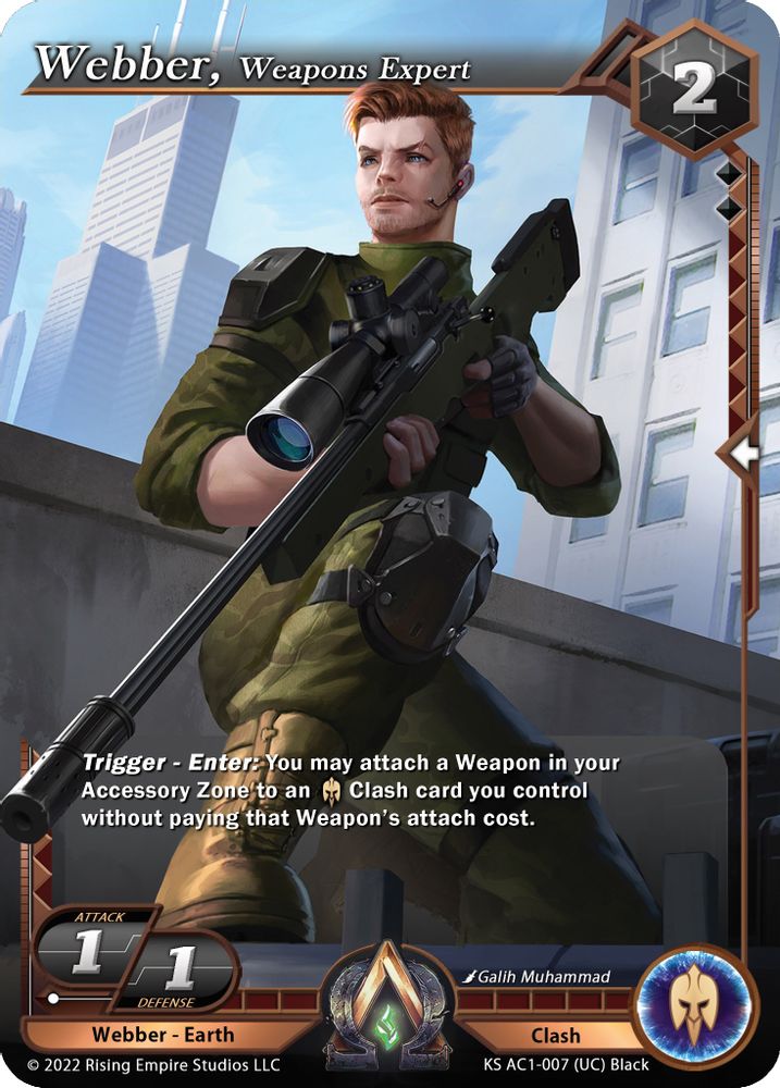 Webber, Weapons Expert, Standard, front
