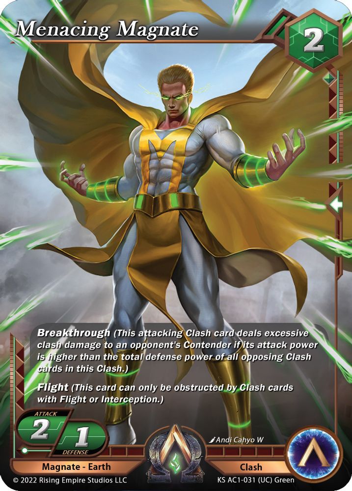 Menacing Magnate, Standard, front
