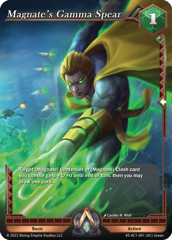Magnate's Gamma Spear, Standard, front