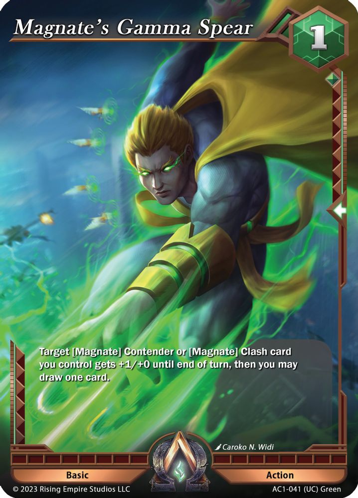 Magnate's Gamma Spear, Standard, front