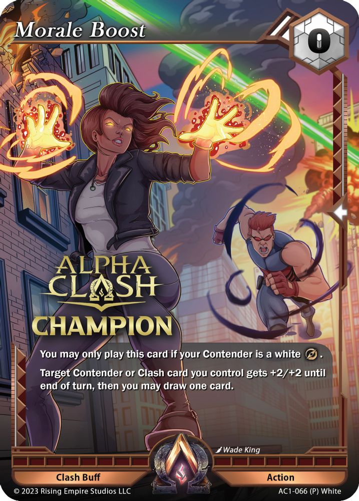 Morale Boost (Champion), Standard, front