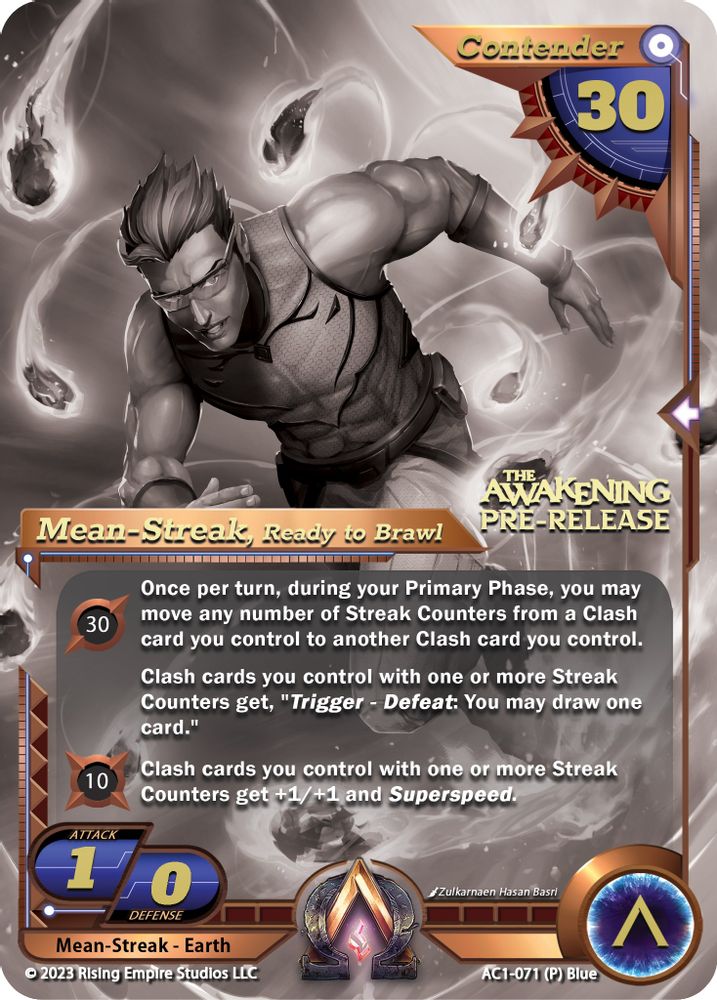 Mean-Streak, Ready to Brawl (Pre-Release), Foil, front