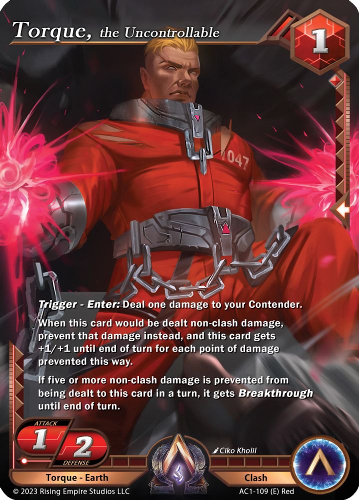 Torque, the Uncontrollable, Standard, front