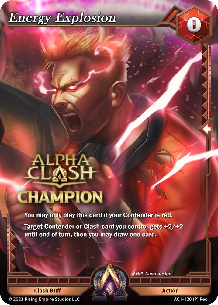 Energy Explosion (Champion), Standard, front