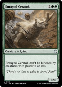 Enraged Ceratok, Ravnica: Clue Edition