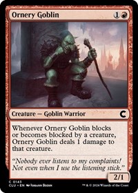 Ornery Goblin, Ravnica: Clue Edition