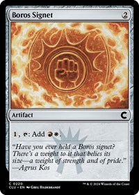 Boros Signet, Ravnica: Clue Edition