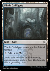 Dimir Guildgate, Ravnica: Clue Edition