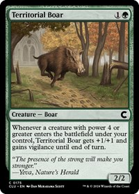 Territorial Boar, Ravnica: Clue Edition