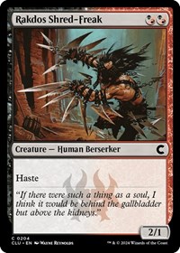 Rakdos Shred-Freak, Ravnica: Clue Edition
