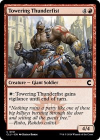 Towering Thunderfist, Ravnica: Clue Edition