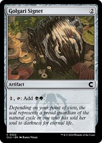 Golgari Signet, Ravnica: Clue Edition