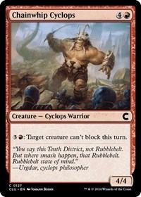 Chainwhip Cyclops, Ravnica: Clue Edition