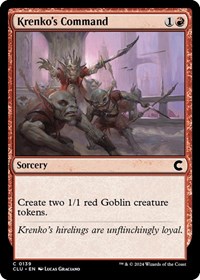 Krenko's Command, Ravnica: Clue Edition