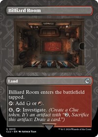 Billiard Room (Borderless), Ravnica: Clue Edition