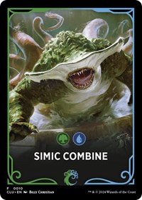 Simic Combine Theme Card, Ravnica: Clue Edition