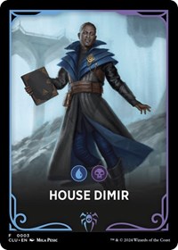 House Dimir Theme Card, Ravnica: Clue Edition