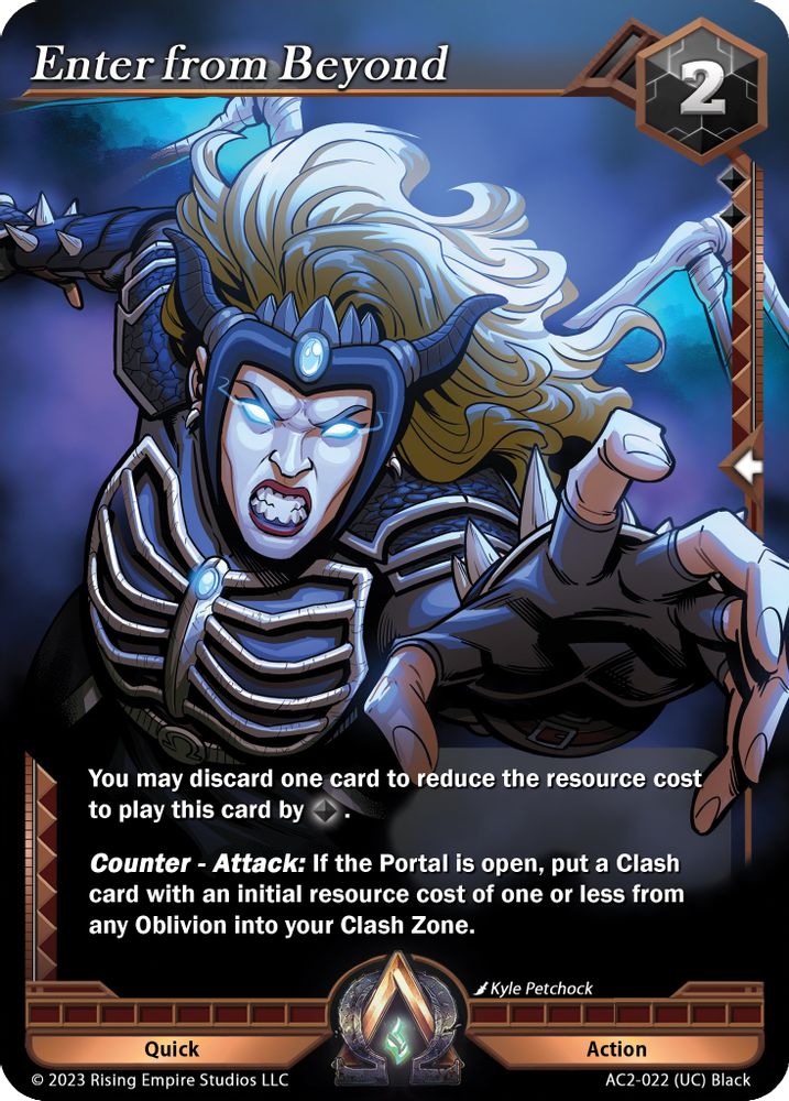 Enter from Beyond, Standard, front