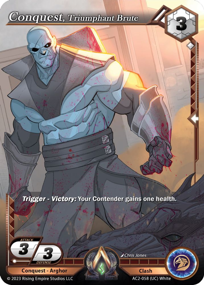 Conquest, Triumphant Brute, Standard, front