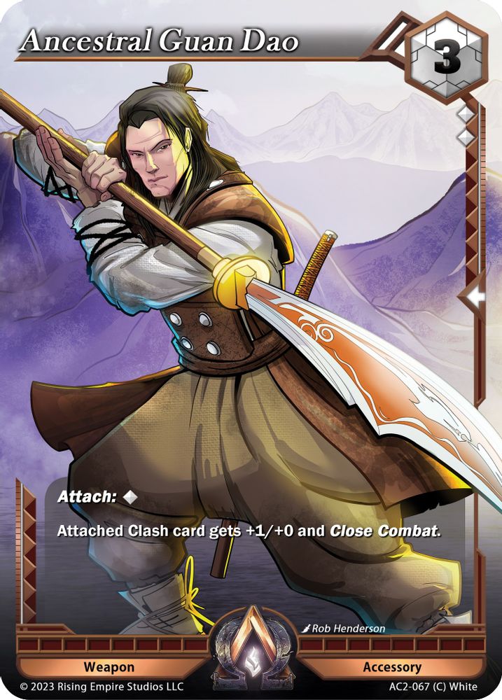 Ancestral Guan Dao, Standard, front