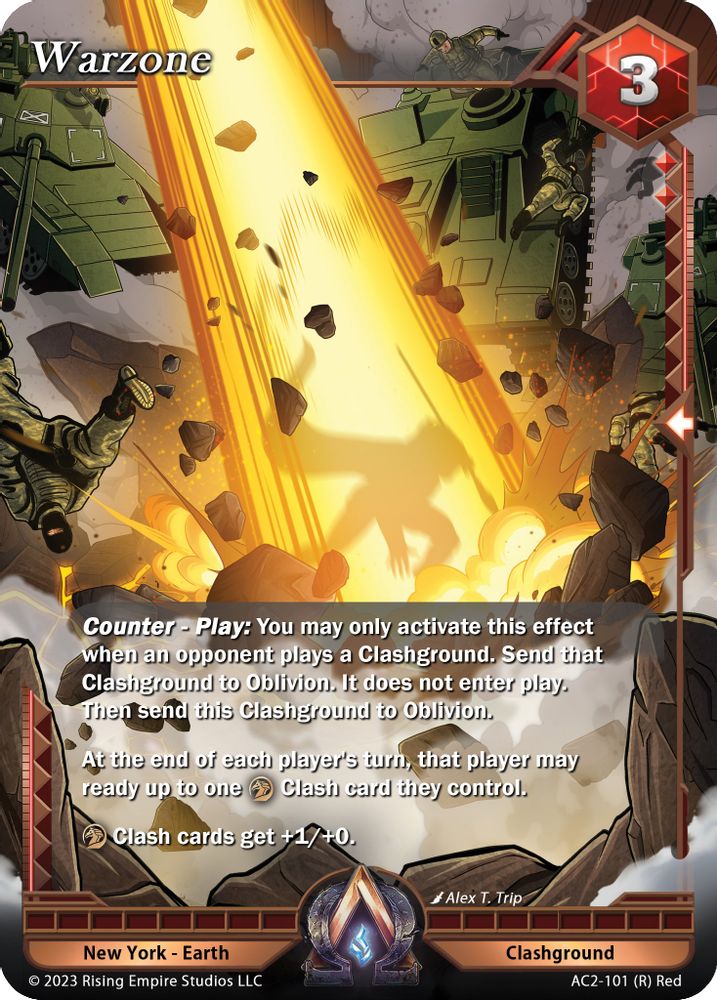 Warzone, Foil, front