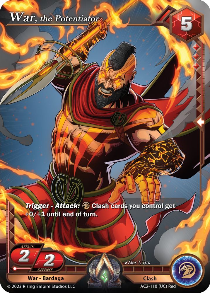 War, the Potentiator, Standard, front