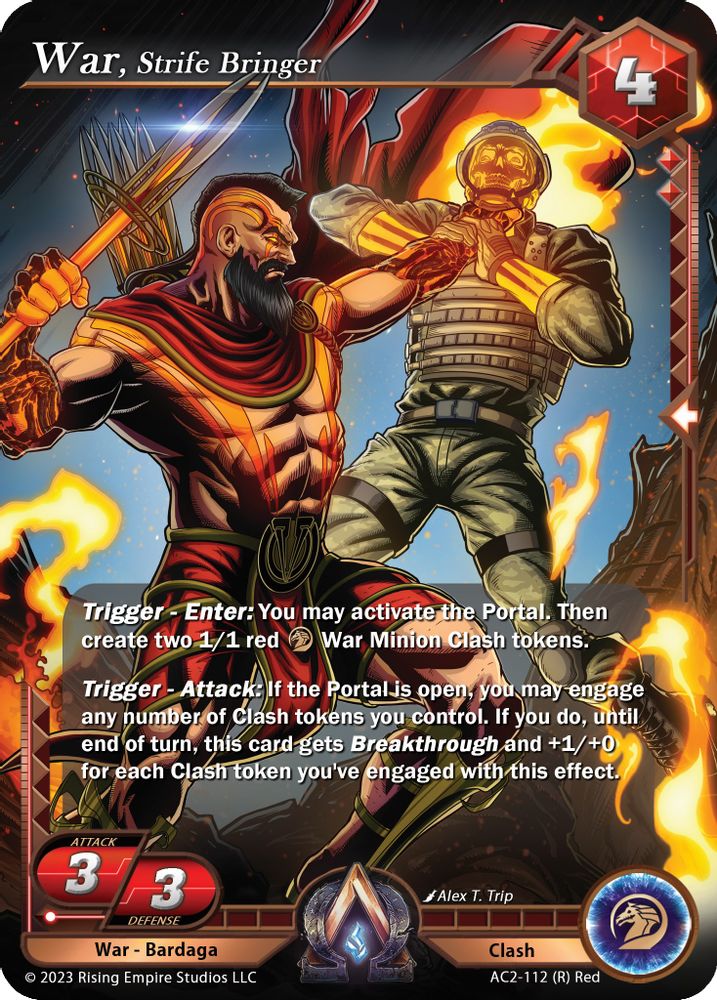 War, Strife Bringer, Standard, front