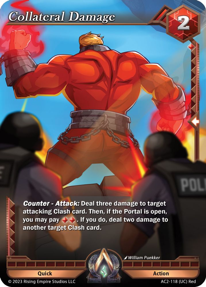 Collateral Damage, Standard, front