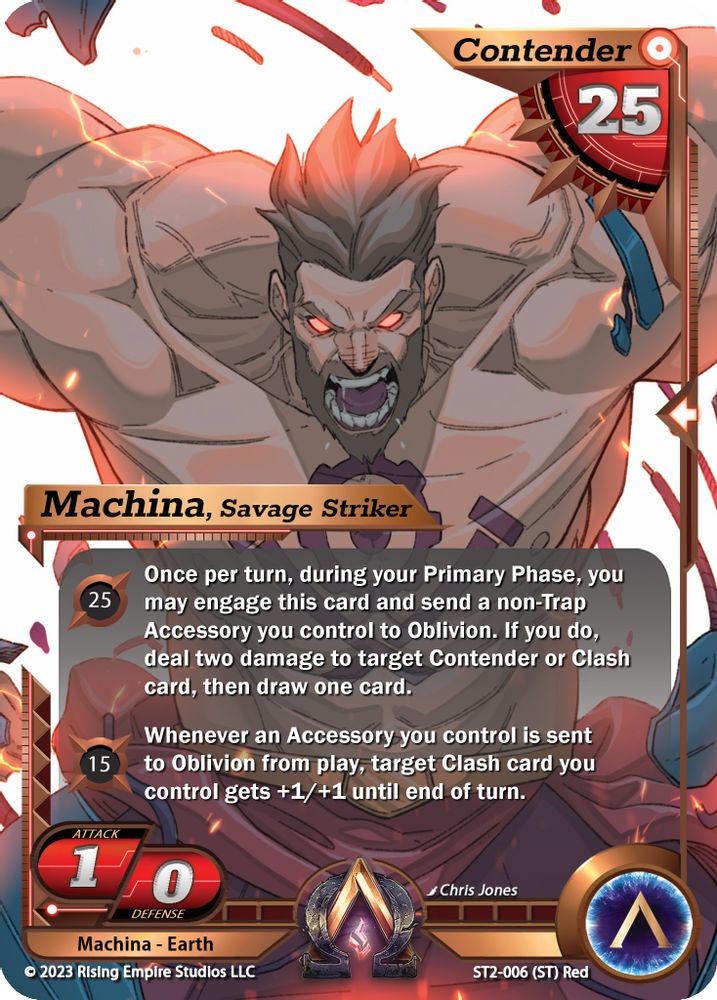 Machina, Savage Striker, Standard, front