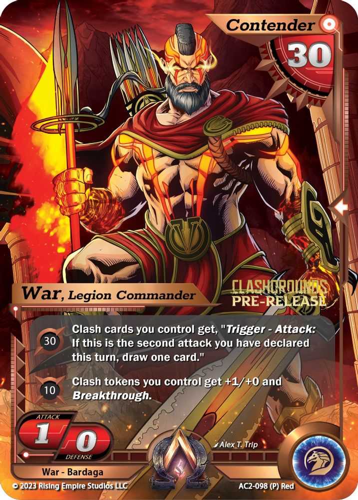 War, Legion Commander (Pre-Release), Standard, front