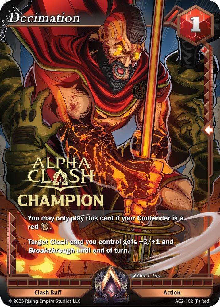 Decimation (Champion), Standard, front
