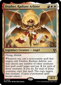 Feather, Radiant Arbiter, Commander: Murders at Karlov Manor