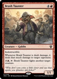 Brash Taunter, Commander: Murders at Karlov Manor