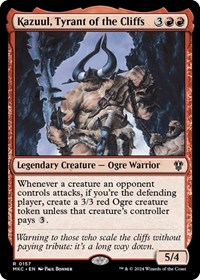 Kazuul, Tyrant of the Cliffs, Commander: Murders at Karlov Manor