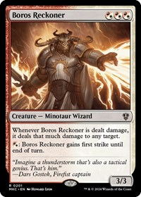 Boros Reckoner, Commander: Murders at Karlov Manor