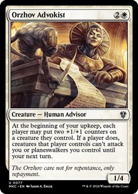Orzhov Advokist, Commander: Murders at Karlov Manor