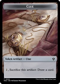 Clue // Food Double-Sided Token, Commander: Murders at Karlov Manor