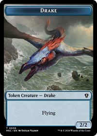 Drake // Koma's Coil Double-Sided Token, Commander: Murders at Karlov Manor