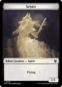 Spirit // Phyrexian Germ Double-Sided Token, Commander: Murders at Karlov Manor