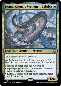 Koma, Cosmos Serpent, Commander: Murders at Karlov Manor