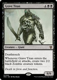 Grave Titan, Commander: Murders at Karlov Manor