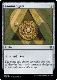 Azorius Signet, Commander: Murders at Karlov Manor