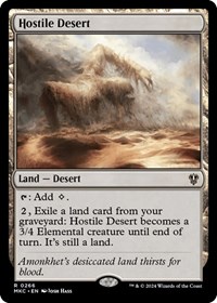 Hostile Desert, Commander: Murders at Karlov Manor