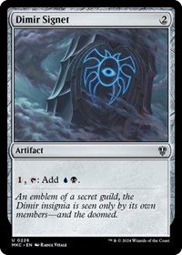 Dimir Signet, Commander: Murders at Karlov Manor