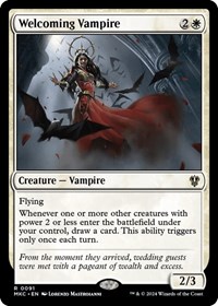 Welcoming Vampire, Commander: Murders at Karlov Manor