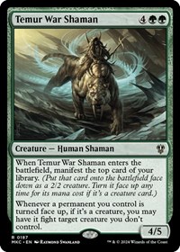 Temur War Shaman, Commander: Murders at Karlov Manor