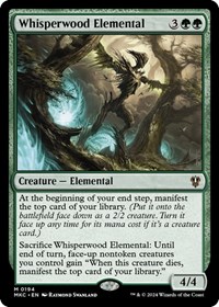 Whisperwood Elemental, Commander: Murders at Karlov Manor