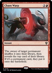 Chaos Warp, Commander: Murders at Karlov Manor