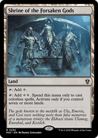 Shrine of the Forsaken Gods, Commander: Murders at Karlov Manor