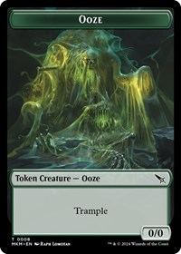 Ooze // A Mysterious Creature Double-Sided Token, Murders at Karlov Manor
